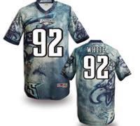 Philadelphia Eagles #92 WHITE Men's Stitched NFL Elite Fanatical Version Jersey (4) Philadelphia Eagles #92 WHITE Men's Stitched NFL Elite Fanatical Version Jersey (4)