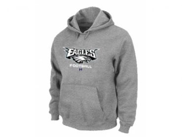 Philadelphia Eagles Critical Victory Pullover Hoodie Grey