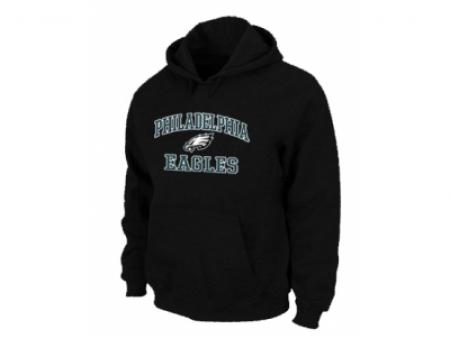 Philadelphia Eagles Heart & Soul Pullover Hoodie Black
