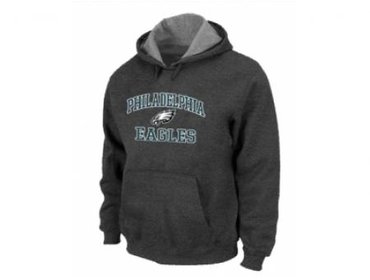 Philadelphia Eagles Heart & Soul Pullover Hoodie D.Grey