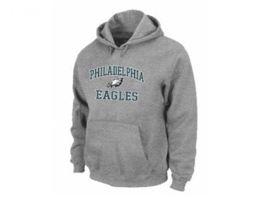 Philadelphia Eagles Heart & Soul Pullover Hoodie Grey