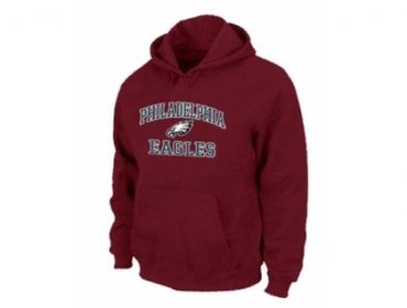 Philadelphia Eagles Heart & Soul Pullover Hoodie RED