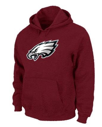 Philadelphia Eagles Logo Pullover Hoodie RED