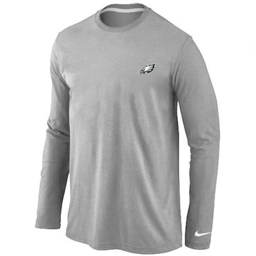 Philadelphia Eagles Sideline Legend Authentic Long Sleeve T-Shirt Grey Philadelphia Eagles Sideline Legend Authentic Long Sleeve T-Shirt Grey