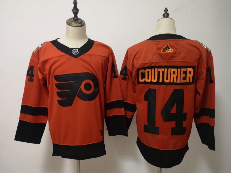 Philadelphia Flyers #14 Sean Couturier Orange 2019 NHL Stadium Series Jersey Philadelphia Flyers #14 Sean Couturier Orange 2019 NHL Stadium Series Jersey