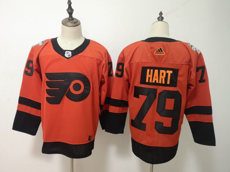 Philadelphia Flyers #79 Carter Hart Orange 2019 NHL Stadium Series Jersey Philadelphia Flyers #79 Carter Hart Orange 2019 NHL Stadium Series Jersey