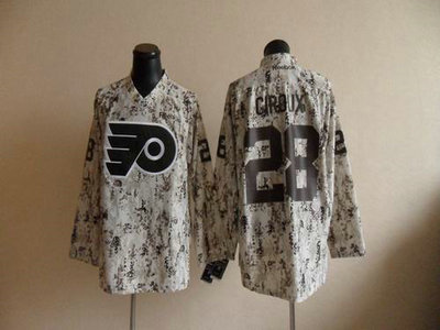Philadelphia Flyers 28 CLAUDE GIROUX Camouflage Jersey