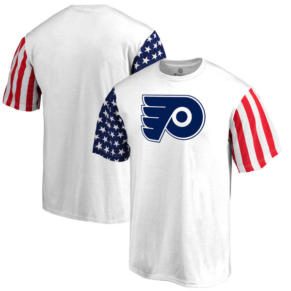 Philadelphia Flyers Fanatics Branded Stars & Stripes T-Shirt White Philadelphia Flyers Fanatics Branded Stars & Stripes T-Shirt White