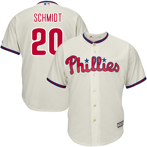 Phillies #20 Mike Schmidt Cream Cool Base Stitched Youth MLB Jersey Phillies #20 Mike Schmidt Cream Cool Base Stitched Youth MLB Jersey