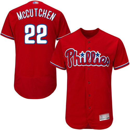 Phillies #22 Andrew McCutchen Red Flexbase Authentic Collection Stitched Baseball Jersey
