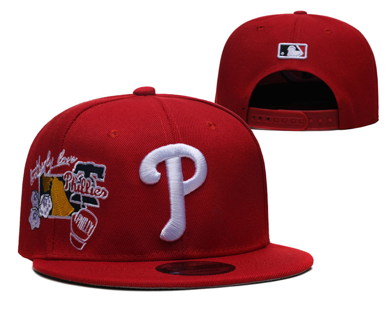 Phillies Snapback Hat- -YD