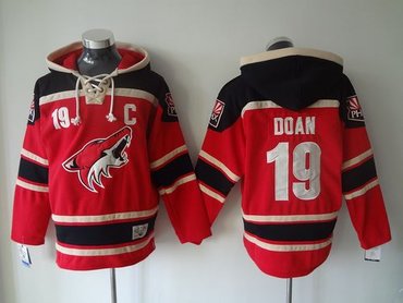 Phoenix Coyotes #19 Shane Doan Red Sawyer Hooded Sweatshirt Stitched NHL Jersey Phoenix Coyotes #19 Shane Doan Red Sawyer Hooded Sweatshirt Stitched NHL Jersey