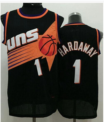 Phoenix Suns #1 Penny Hardaway Black Throwback Stitched NBA Jersey