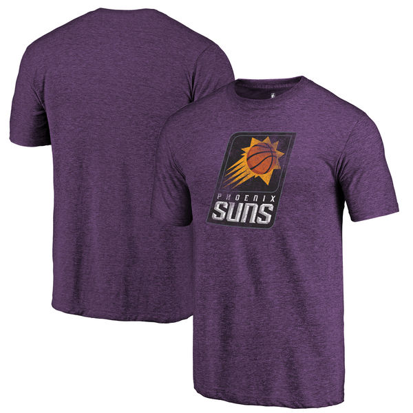 Phoenix Suns Fanatics Branded Purple Distressed Logo Tri-Blend T-Shirt Phoenix Suns Fanatics Branded Purple Distressed Logo Tri-Blend T-Shirt