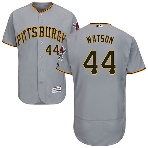 Pirates #44 Tony Watson Grey Flexbase Authentic Collection Stitched MLB Jersey
