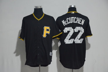 Pirates 22 Andrew McCutchen Black 2017 Spring Training Cool Base Jersey