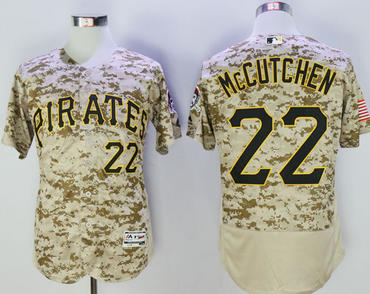 Pirates 22 Andrew McCutchen Camo Flexbase Jersey