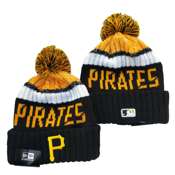 Pirates Black Knit Hat -YD