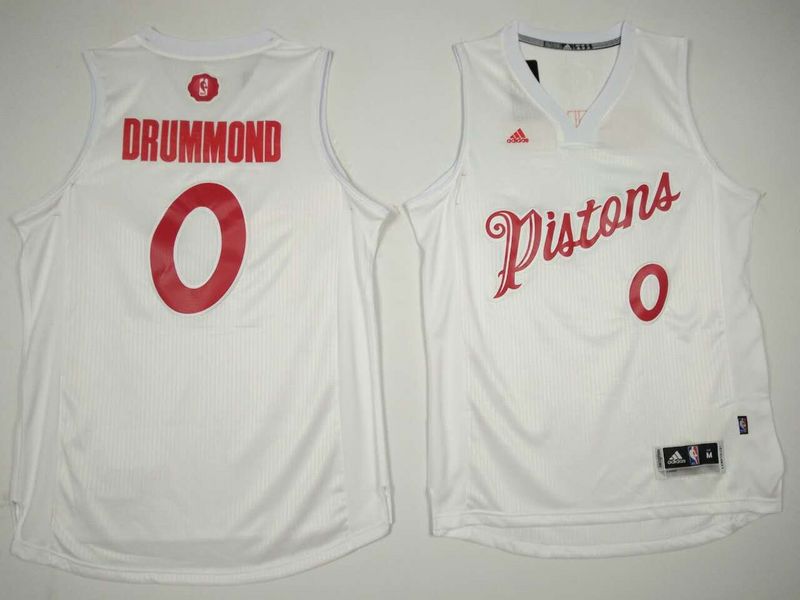 Pistons 0 Andre Drummond White 2016 Christmas Day Swingman Jersey Pistons 0 Andre Drummond White 2016 Christmas Day Swingman Jersey