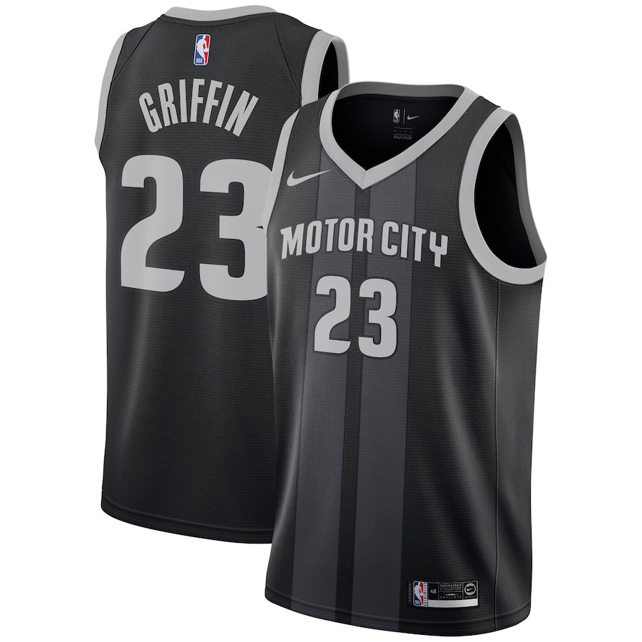 Pistons 23 Blake Griffin Black 2018-19 City Edition Nike Swingman Jersey Pistons 23 Blake Griffin Black 2018-19 City Edition Nike Swingman Jersey