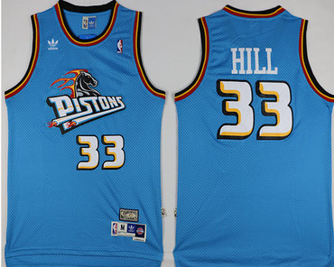 Pistons 33 Grant Hill Blue Hardwood Classics Jersey Pistons 33 Grant Hill Blue Hardwood Classics Jersey