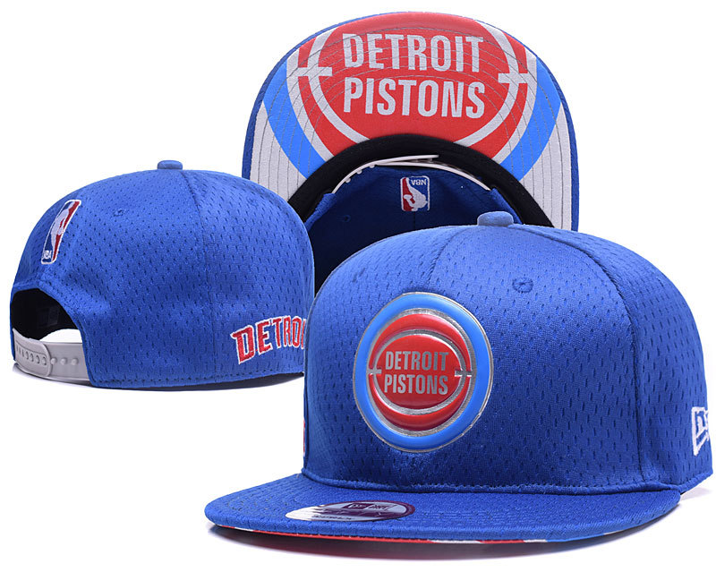 Pistons Team Logo Blue Adjustable Hat 1 YD