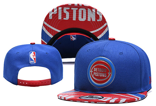 Pistons Team Logo Blue Adjustable Hat YD