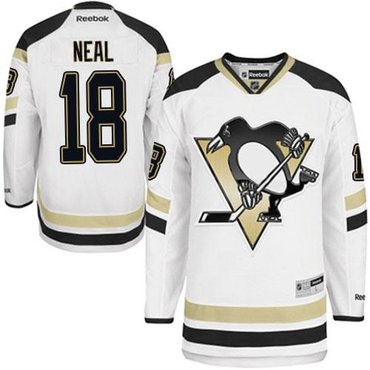Pittsburgh Penguins #18 James Neal White 2014 Stadium Series NHL Jersey