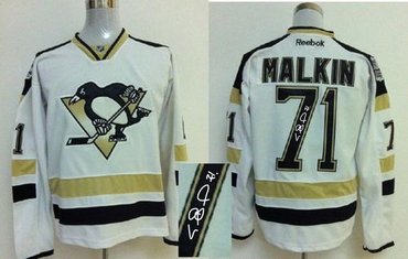 Pittsburgh Penguins #71 Evgeni Malkin 2014 Stadium Series Autographed Stitched NHL Jersey