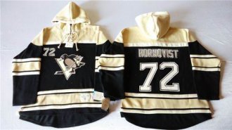 Pittsburgh Penguins #72 Patric Hornqvist Black Sawyer Hooded Sweatshirt Stitched NHL Jersey