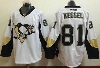 Pittsburgh Penguins #81 Phil Kessel White Away Stitched NHL Jersey