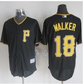 Pittsburgh Pirates #18 Neil Walker Black New Cool Base Stitched Baseball Jersey