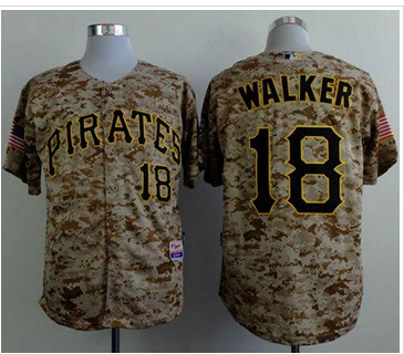 Pittsburgh Pirates #18 Neil Walker Camo Alternate Cool Base Stitched Baseball Jersey