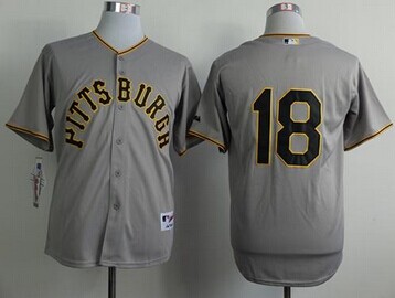 Pittsburgh Pirates #18 Neil Walker Grey 1953 Turn Back The Clock Stitched Baseball Jersey