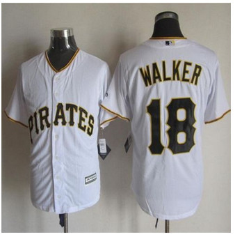 Pittsburgh Pirates #18 Neil Walker White New Cool Base Stitched Baseball Jersey