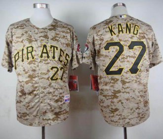 Pittsburgh Pirates #27 Jung-ho Kang Camo Alternate Cool Base Stitched Baseball Jersey