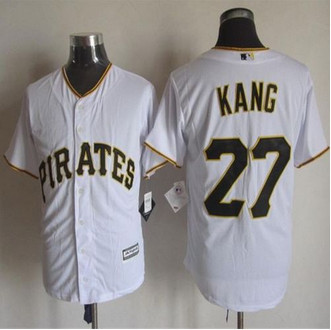 Pittsburgh Pirates #27 Jung-ho Kang White New Cool Base Stitched Baseball Jersey