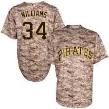 Pittsburgh Pirates #34 Trevor Williams Camo Flexbase Jersey