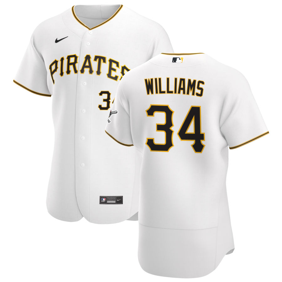 Pittsburgh Pirates #34 Trevor Williams Men's Nike White Home 2020 Authentic Player MLB Jersey Pittsburgh Pirates #34 Trevor Williams Men's Nike White Home 2020 Authentic Player MLB Jersey