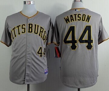 Pittsburgh Pirates #44 Tony Watson Grey Cool Base Stitched Baseball Jersey