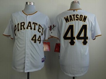 Pittsburgh Pirates #44 Tony Watson White Cool Base Stitched Baseball Jersey