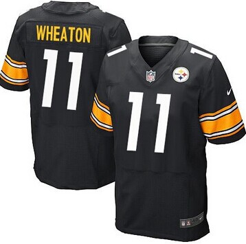 Pittsburgh Steelers #11 Markus Wheaton Black Team Color NFL Elite Jersey