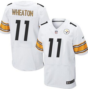 Pittsburgh Steelers #11 Markus Wheaton White NFL Elite Jersey