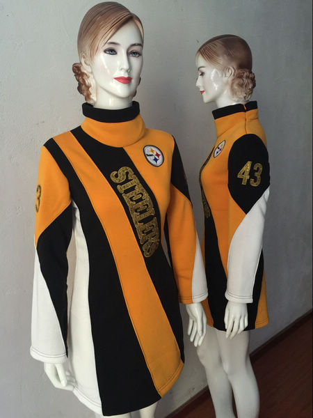 Pittsburgh Steelers #43 Troy Polamalu NFL Player New Womens Windbreaker