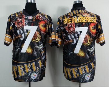 Pittsburgh Steelers #7 Ben Roethlisberger fashion Elite Fanatical Version Jersey Pittsburgh Steelers #7 Ben Roethlisberger fashion Elite Fanatical Version Jersey