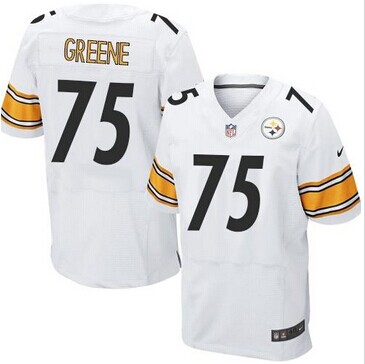 Pittsburgh Steelers #75 Joe Greene White NFL Elite Jersey