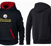 Pittsburgh Steelers Critical Victory Pullover Hoodie Black & Red