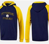Pittsburgh Steelers Heart & Soul Pullover Hoodie Dark Blue Yellow