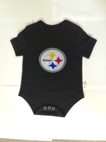 Pittsburgh Steelers Infant Creeper Set - Black