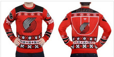 Portland Trail Blazers Men''s NBA Ugly Sweater Portland Trail Blazers Men''s NBA Ugly Sweater